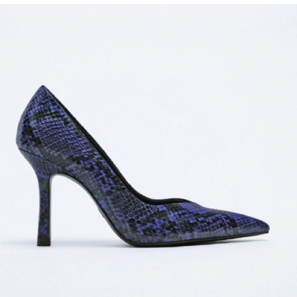 Zara pointy pattern sexy heels - Picture 3 of 4